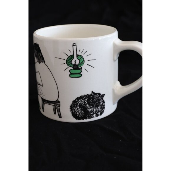 Vintage 1970's ARABIA FINLAND "SAUNA" Coffee Tea Mug Wood Burning Stove - Picture 3 of 5